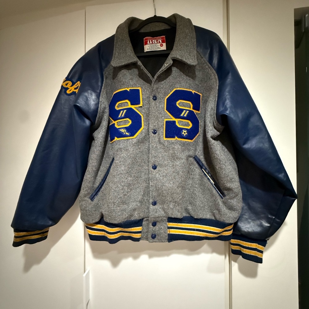 Like new, well preserved lettermen’s/varsity jacket